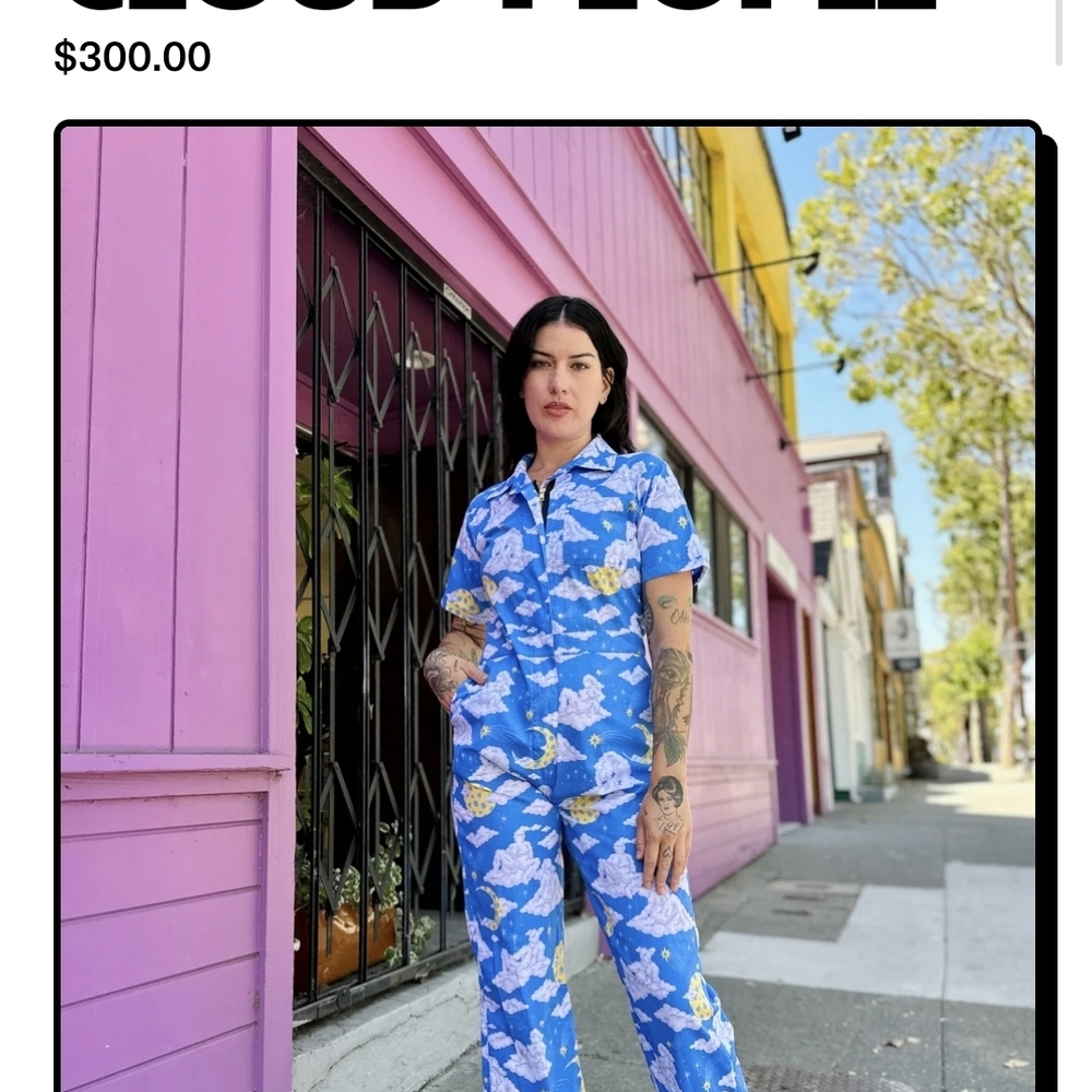 Poplin Coveralls Cloud People